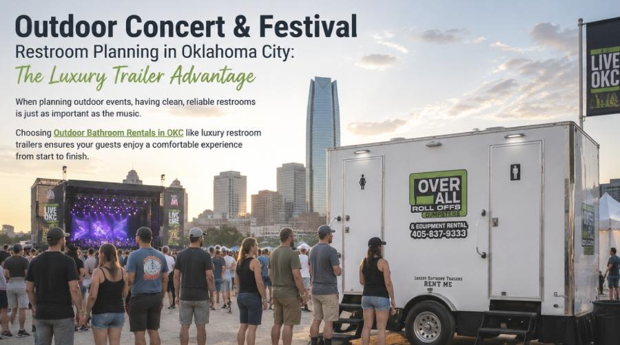 Outdoor Bathroom Rentals in OKC for Festivals & Concerts