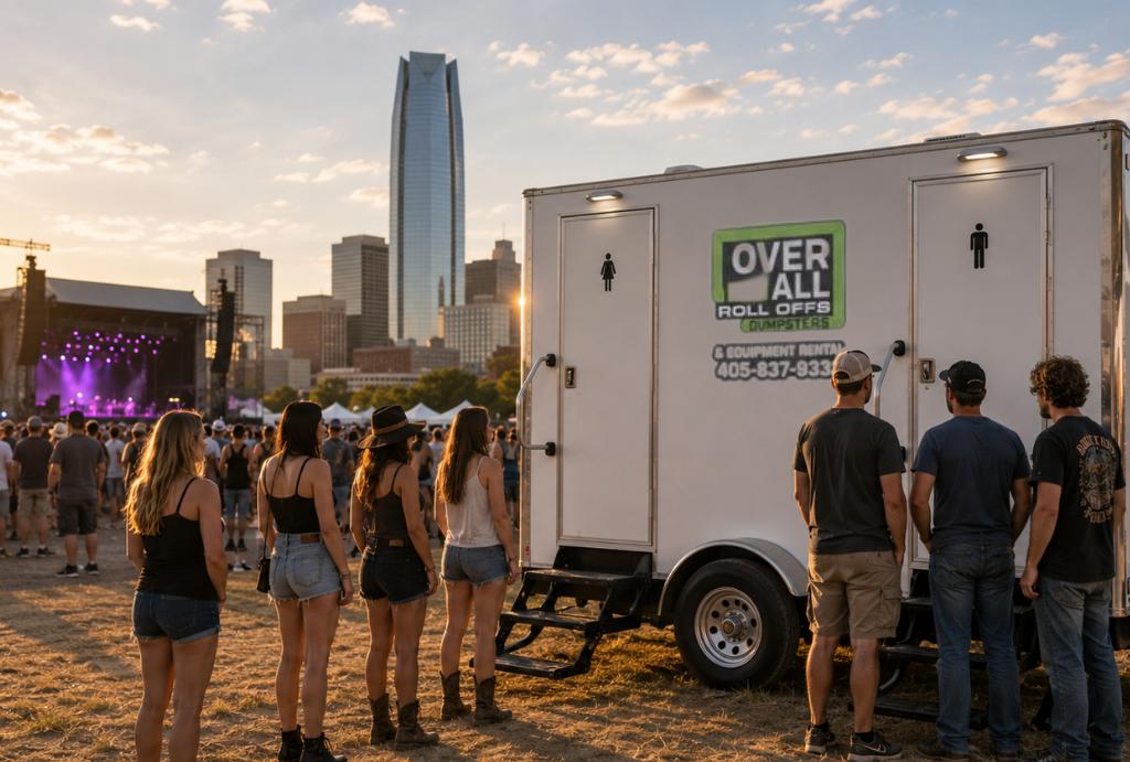 Outdoor Bathroom Rentals in OKC for Festivals & Concerts