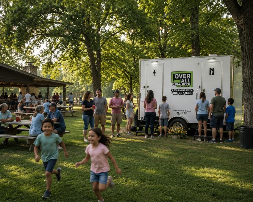 Portable Restroom For Rent: Family Reunions in OKC